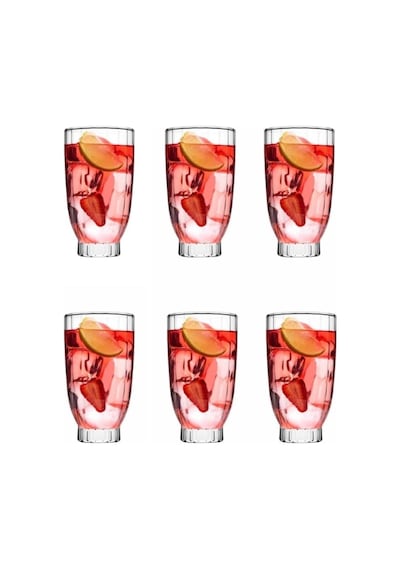 Amore Cam Meşrubat Bardak 6 Lı 410 Cc Diğer
