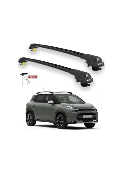 Turtle Citroen C3 Aircross A88 2018-2024 Ara Atkı Air1 Siyah