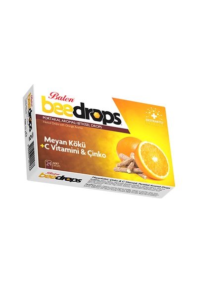 Balen Beedrops Meyan Kökü C Vitamini Çinko Portakallı Pastil