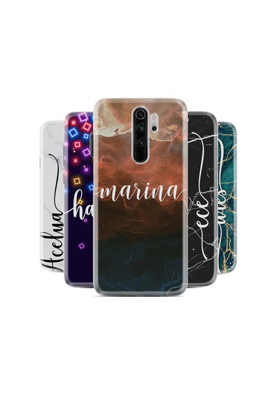 Xiaomi Redmi Note 8 Pro Kilif Kisiye Özel Desenli Mermer Yazi 383254692