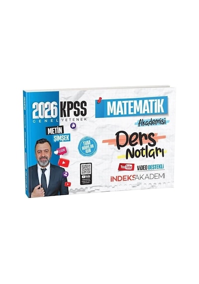 2026 Kpss Matematik Akademisi Video Ders Notları - Metin Şimşek İndeks Akademi Yayıncılık