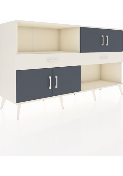 Hyperion Konsol 8 Raflı 3 Çekmeceli Tek Kapaklı 176x44x99 Aytaşı Aytaşı-antrasit/aytaşı Hyperion Konsol 8 Raflı 3 Çekmeceli Tek Kapaklı 176x44x99 Aytaşı Aytaşı-antrasit/aytaşı