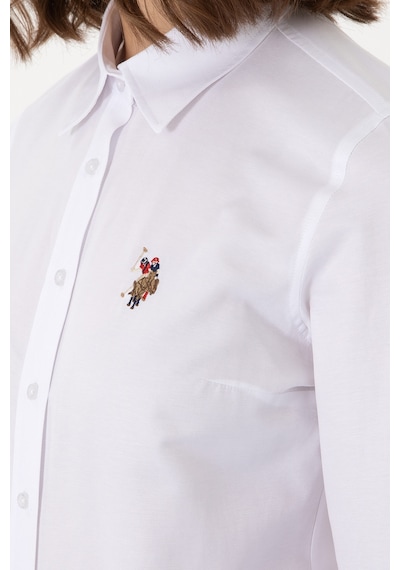 U.s. Polo Assn. Kadın Beyaz Gömlek Basic 50298103-vr013 Beyaz