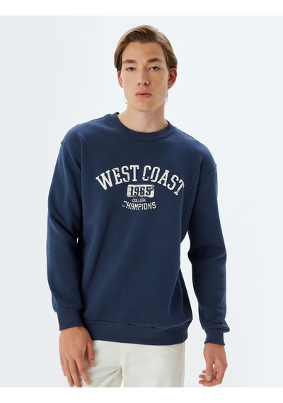 Koton Oversize Sweatshirt Kolej Baskılı Bisiklet Yaka Pamuk Karışımlı Lacivert 5wam70099mk Lacivert Koton Oversize Sweatshirt Kolej Baskılı Bisiklet Yaka Pamuk Karışımlı Lacivert 5wam70099mk Lacivert