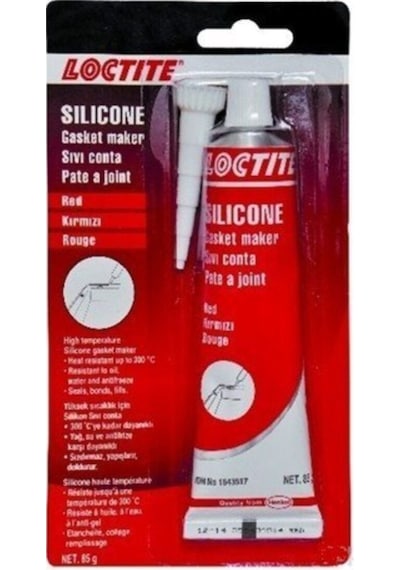 Loctite Gasket Maker Yüksek Isıya Dayanıklı Sıvı Conta Kırmızı 70 Gr/ml