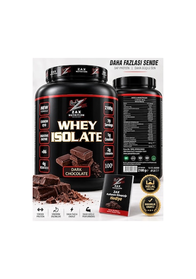 Whey İzole Protein Çikolata Aromalı 2100 Gr