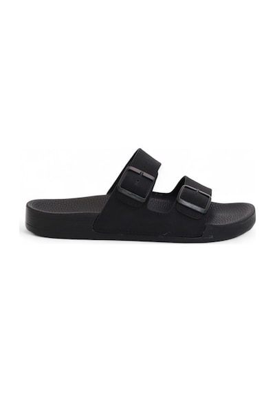 Ceyo 2116-bhm10 Tam Anatomik Unisex Tokalı Günlük Terlik - Nkt02116-si Siyah