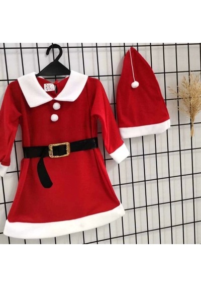 Esmanin Dolabı Noel Anne Kostümü Kirmizi