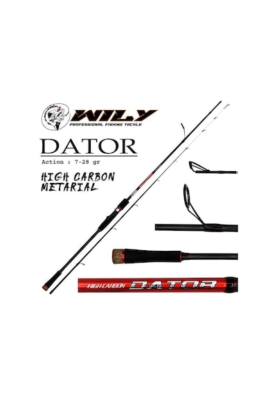 Wily Dator 2.25 M 7-28 Gr Spin Kamış 225cm 7-28gr