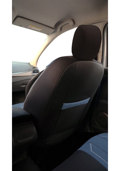 Minderland Axiom Comfort Serisi Oto Koltuk Kılıfı, Keten-deri / Mavi, Tofaş Doğan İle Uyumlu
