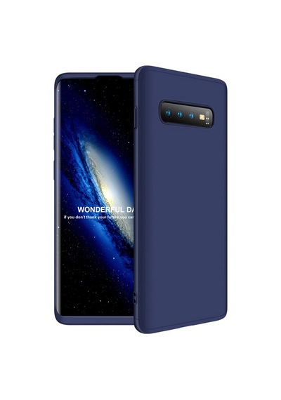 Samsung Uyumlu Galaxy S10 Kılıf 3 Parçalı 360 Tam Korumalı Gkk Kapak