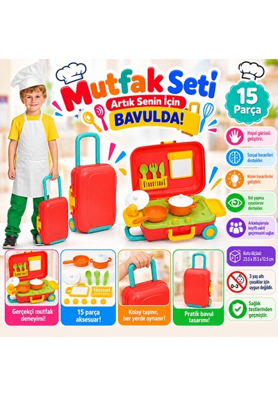 03477 Mutfak Set Bavulum Adet   Aklby-bsva58 Diğer