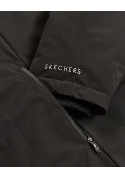 Skechers M Long Puffer Jacket Erkek Siyah S2620117-3817