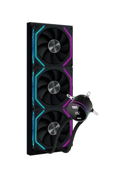Dragos Frostbite 360 Black Argb Digital 360mm Intel-amd Uyumlu Sıvı Soğutucu 360 MM