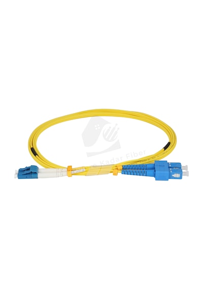 Sc - Lc Singlemode Doublex 2M Fiber Optik Patch Cord