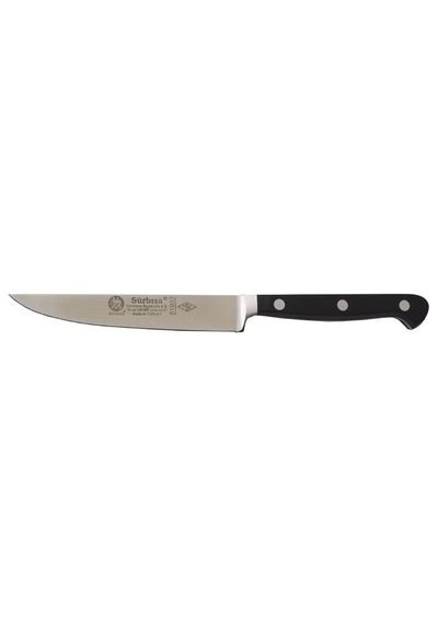 Sürbisa 61903 Dövme Sebze Bıçağı Çelik:12cm Toplam:20cm Siyah