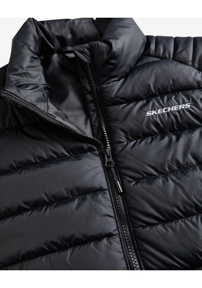 Skechers W Outerwear Padded Vest Kadın Siyah Yelek S242319-001 Siyah