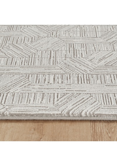 Kaşmir Halı 7/24 Sahara Sofline Aura Grey 200x290 Cm Gri