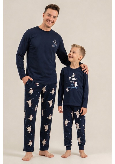 Rolypoly You Are My Everything Baba Oğul Lacivert Uzun Kol Pijama Takım Rp3931-a-v1 Rp3931-a-v1 Rolypoly You Are My Everything Baba Oğul Lacivert Uzun Kol Pijama Takım Rp3931-a-v1 Rp3931-a-v1