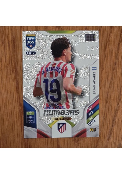2026 Julian Alvarez Excellence Numbers Oyun Kartı Exc19