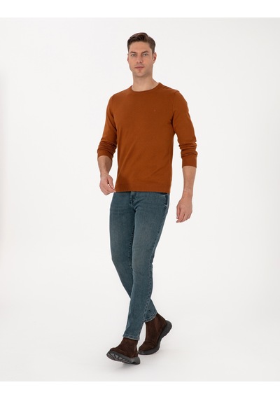 Pierre Cardin Kahverengi Slim Fit Bisiklet Yaka Basic Triko Kazak 50315509-vr040 Açık Turuncu Pierre Cardin Kahverengi Slim Fit Bisiklet Yaka Basic Triko Kazak 50315509-vr040 Açık Turuncu