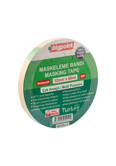 Bigpoint Maskeleme Bandı 12mm X 40m 1