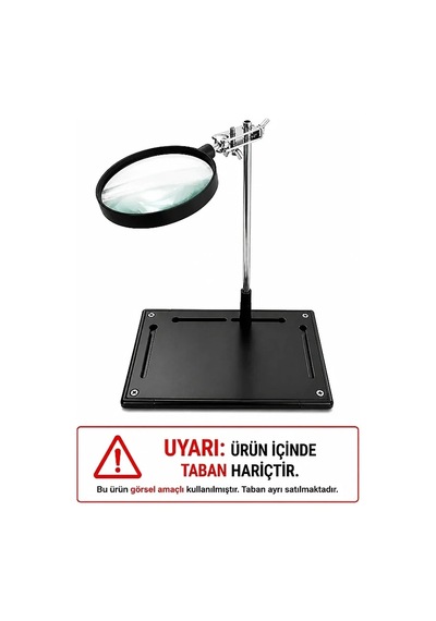 Zd-11p 3x Od90mm Büyüteçli Yardımcı El Mercek Aparatı - Tabansız
