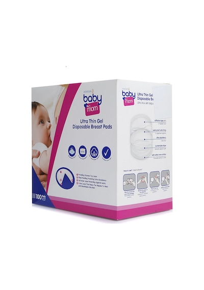 Baby Mom Ultra İnce Jelli Göğüs Pedi 100 Adet