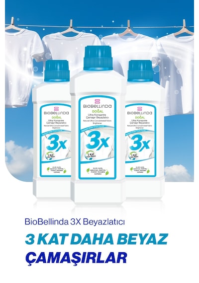 Ultra Konsantre Çamaşır Beyazlatıcı 3x 4 Lü Set Diğer