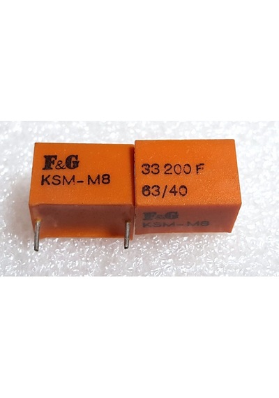 10Adt F&G 33200Pf 63V 1% Kapasitör Ses 32Nf 33Nf