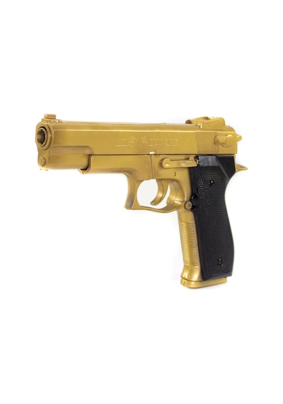 Boncuk Atan Silah Gold Colt Twın Eagle 22 Cm 300 Adet Mermi