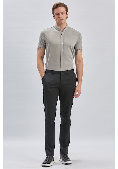 İmza Siyah Armürlü Pamuklu Likralı Yan Cepli Slim Fit Dar Kesim Casual Pantolon 1003240161-siyah Siyah İmza Siyah Armürlü Pamuklu Likralı Yan Cepli Slim Fit Dar Kesim Casual Pantolon 1003240161-siyah Siyah