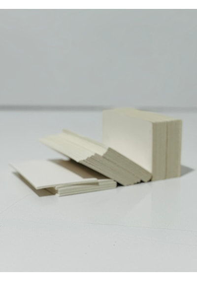Boş Kelime Kartları Etiket 5x8cm 100 Adet Boş Kart Boş Kartvizit
