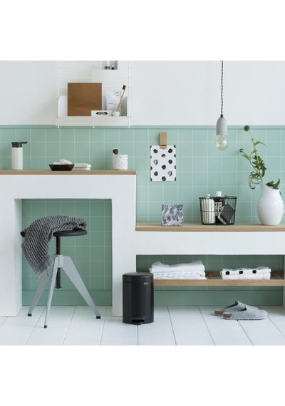 Brabantia Çöp Kutusu Newicon Pedallı 3 Lt Matt Black