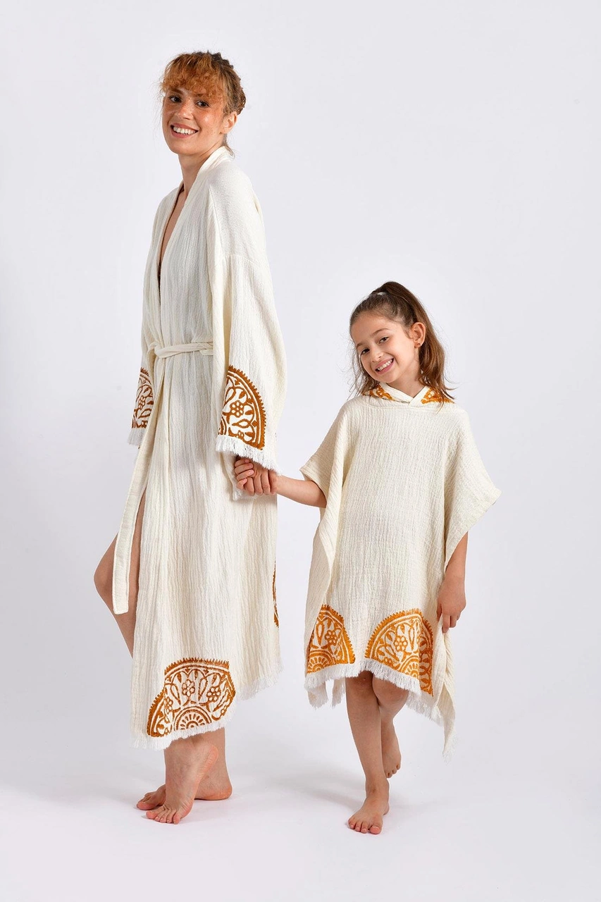 Brandsmithshop Mandala Eye Anne & Çocuk Panço Seti Çok Renkli