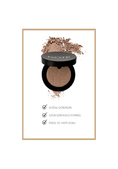 Note Cosmetique Luminous Silk Eyeshadow Tekli Göz Farı – 07 Koyu Bej