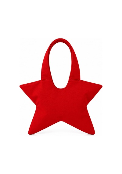Tuttobene Star Bag Yıldız Çanta Çıtçıtlı İç Cepli Özel Tasarım Omuz Çantası Su Geçirmez Leke Tutmaz Tb052 Kırmızı