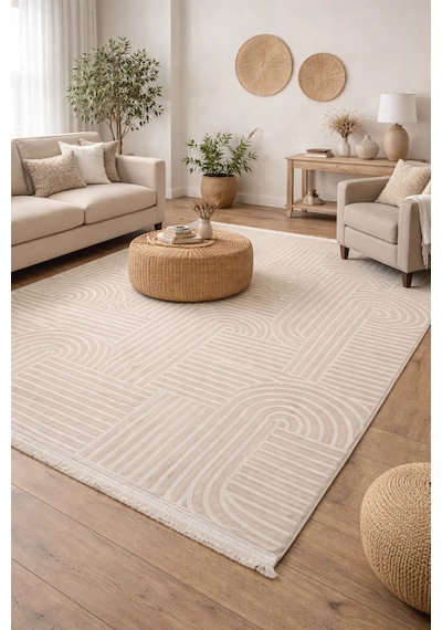 Hoom Rugs Grandy 4666 Bej Modern Halı Bej