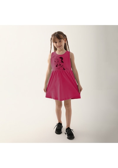 Minnie Mouse D4860-3 Çocuk  Karanfil Elbise