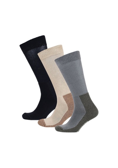 Thermoform Hunting Avcı Çorap 3'lü Paket Haki-kum-siyah Renkli