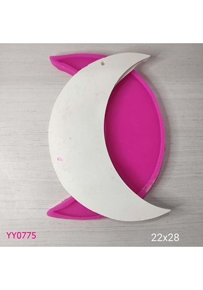 Yy0775 Ay Tabanlık Askılık Silikon Kalıp