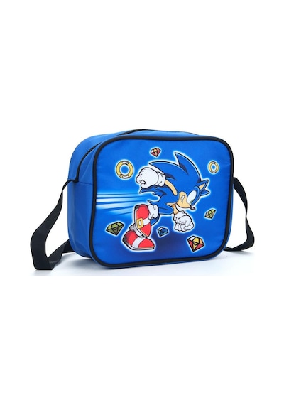 Speed Sonic Okul Çantası + Beslenme + Kalemlik Super Sonic Çanta İlkokul Çantası Sırt Çanta