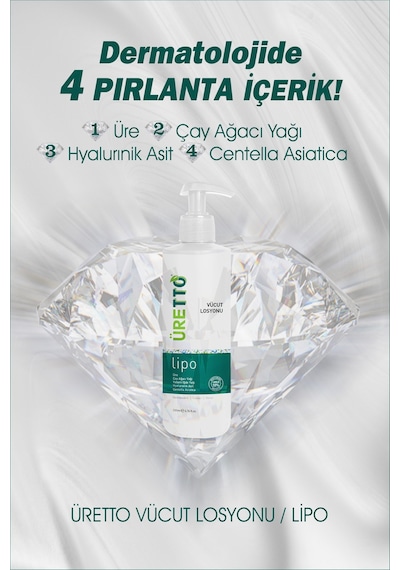 Üretto Lipo Vücut Losyonu 200 ML