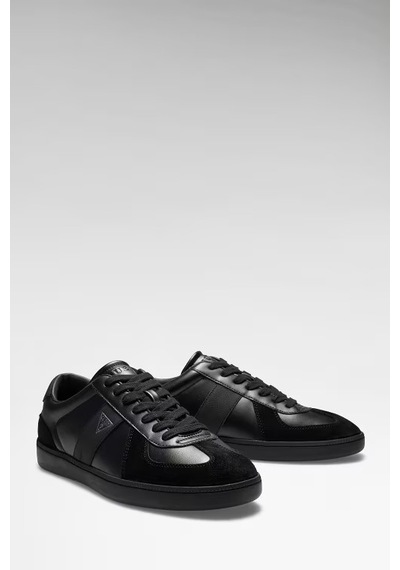 Guess Dravos Erkek Deri Karışımlı Sneaker Ayakkabı Fmfdraele12 Siyah