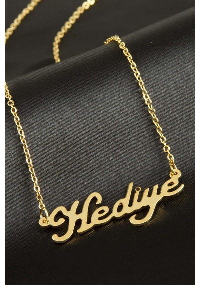 Hediye - 353 - İsimli - Glblseme - Kolye -sarı altın