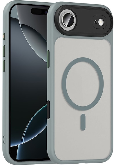 Teleplus Apple Uyumlu iPhone 17 Air Kılıf Mat Manyetik Şarj Özellikli Flet Armor Kapak