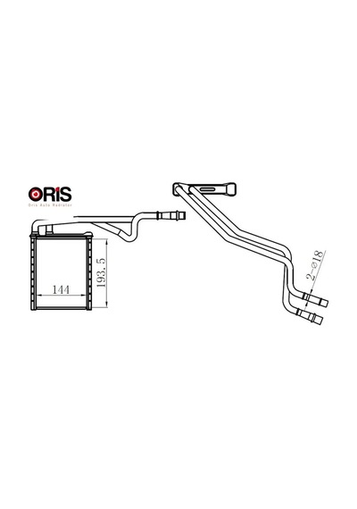 Kalorıfer Radyatoru Brazing Courıer 14 Ecosport 1.6tdcı 13 17 B-max 1.0 Ecoboost 1.5 1.6tdcı 12 15 Orıs Av11 18b539 Aa