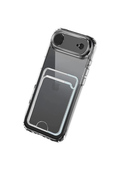 Apple Uyumlu iPhone 17 Air Kart Şeffaf Silikon - Şeffaf 0.2M-Çok Renkli