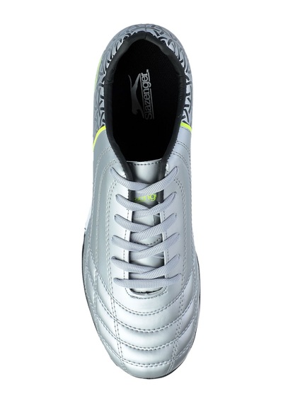 Slazenger HINO HS Erkek Halı Saha Gri / Siyah Futbol Ayakkabısı