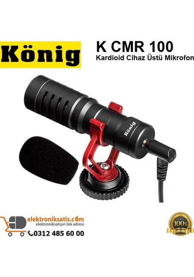 König K Cmr 100 Kardioid Cihaz Üstü Mikrofon